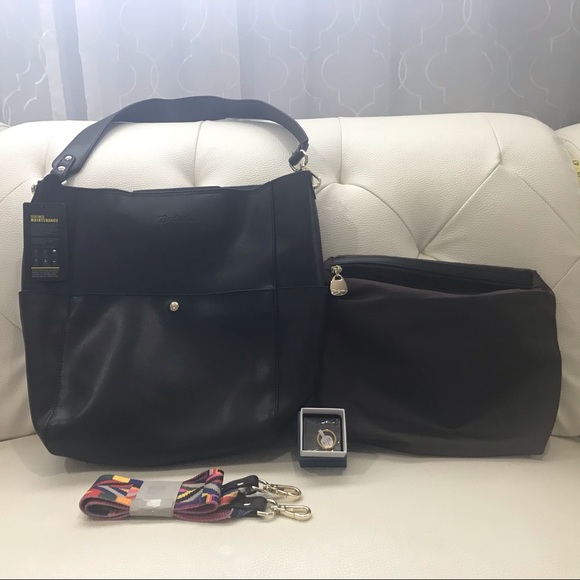 Bostaten tote purse shoulder bucket Bag - Picture 3 of 8